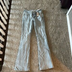 pacsun stretch low rise boot cut jeans size 24